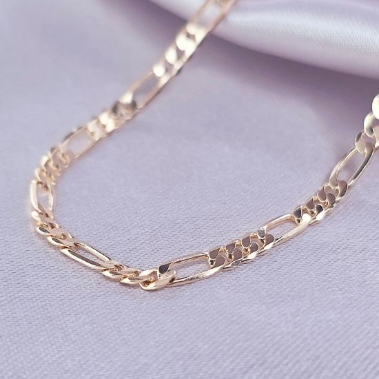 Imagen de Cadena Tejido Cartier o Fígaro Talla 4503