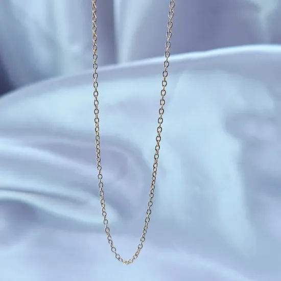 Imagen de Cadena Tejido Aros Oro Dorado Talla 4501