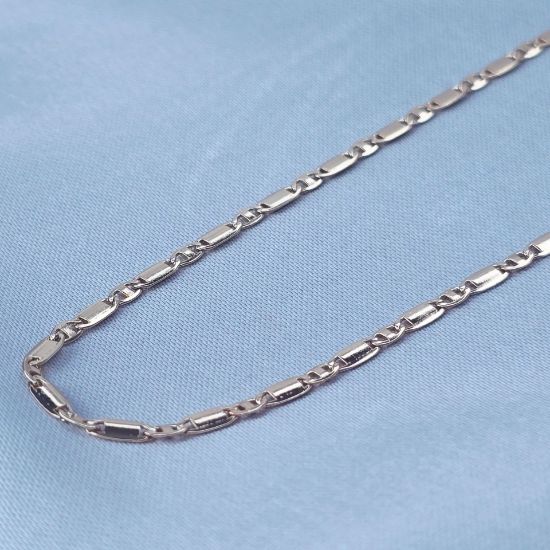 Imagen de Cadena Tejido Gucci Plana Uno por Uno Oro Dorado Talla 4502