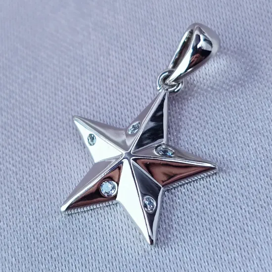 Imagen de Dije Estrella Blanca