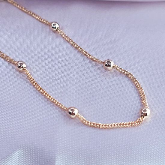 Imagen de Cadena Tejido Viviana Volga Oro Dorado Talla 6001