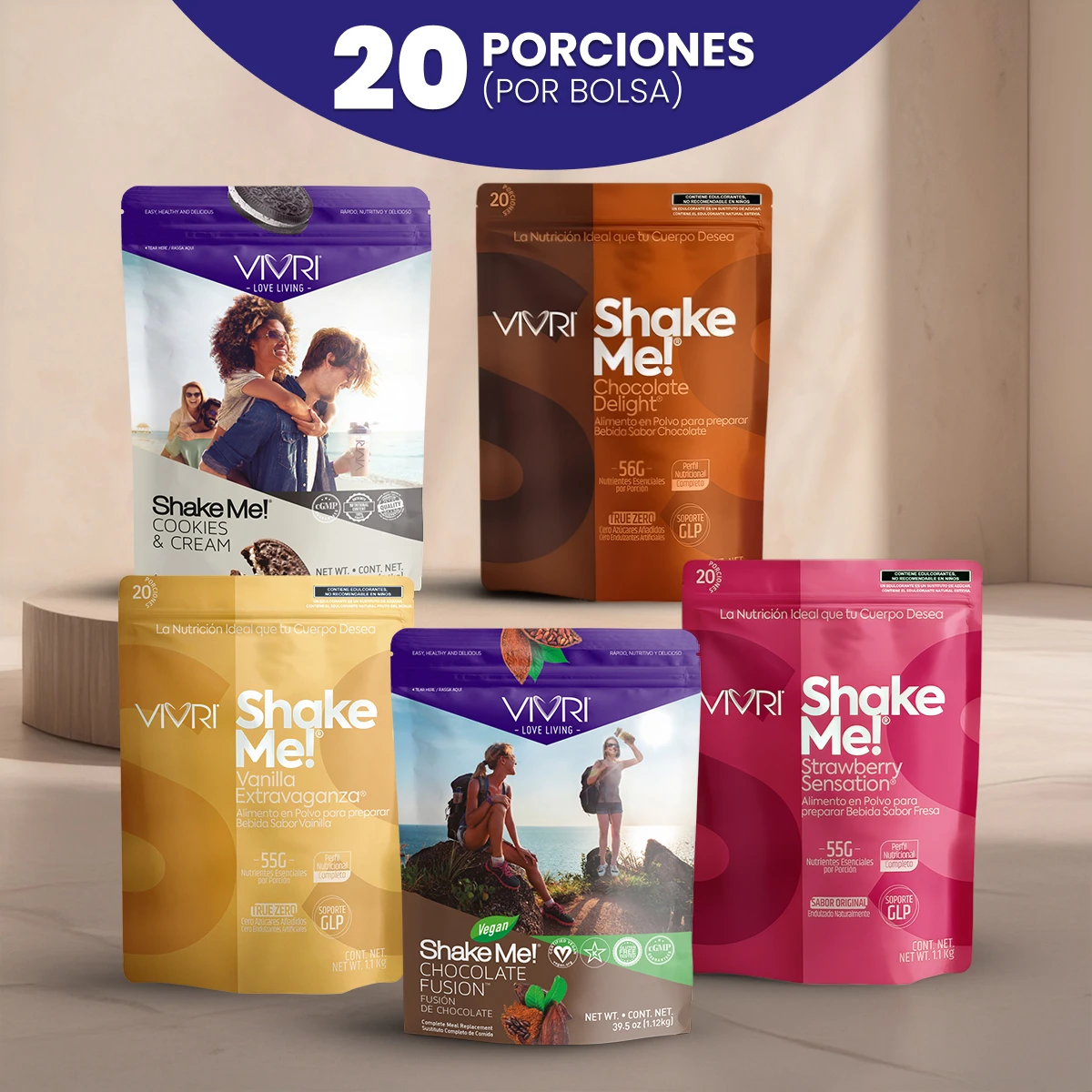 Shake Me! bolsa y vaso