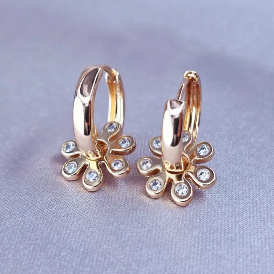 Imagen de Arete Desmontable Floral