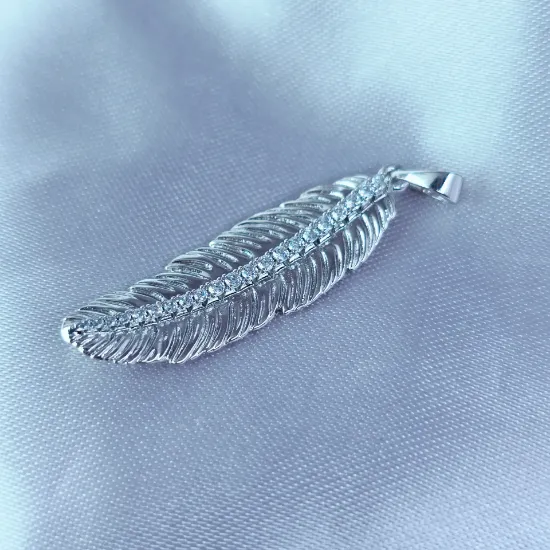 Imagen de Dije Pluma de Plata