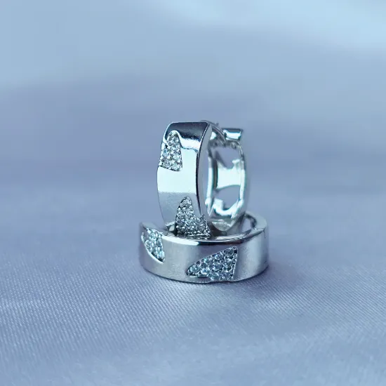 Imagen de Huggie Corazones Blancos