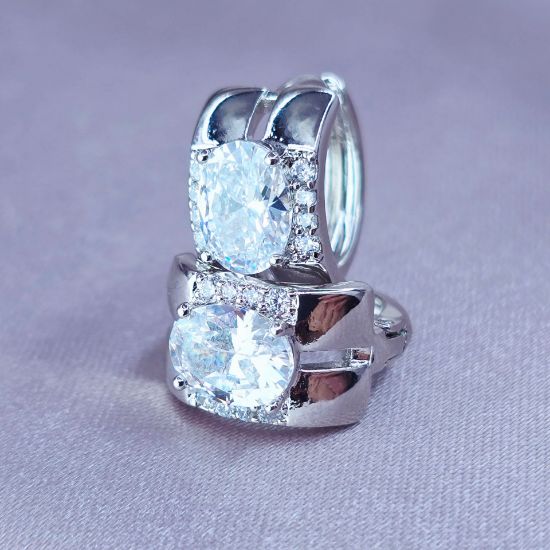 Imagen de Huggie Óvalo Blanco