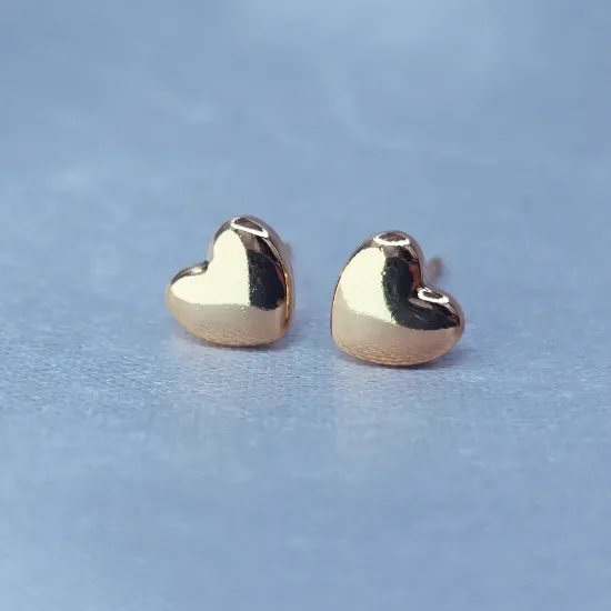 Imagen de Broquel Corazón Pequeño de Oro
