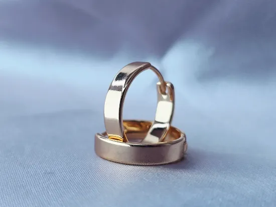 Imagen de Arracada Pasta Suave de Oro