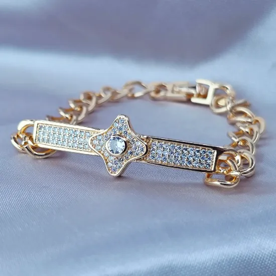 Imagen de Pulsera Esclava Estrella Fugaz Talla 1907