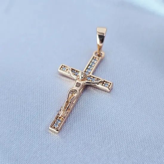 Imagen de Dije Cruz Devoción de Oro