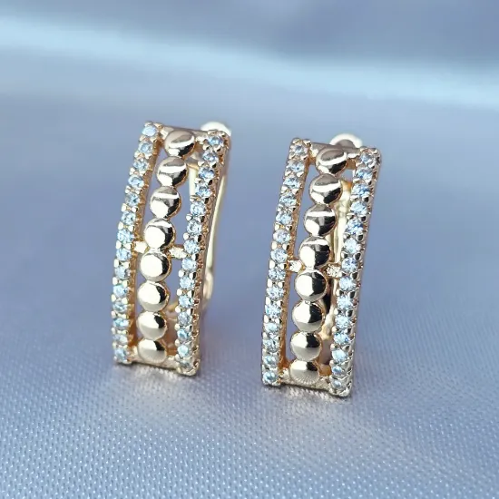 Imagen de Huggie Luneas de Oro y Brillos