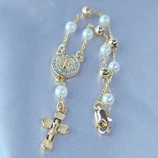 Imagen de Pulsera Decenario San Benito Talla 1905