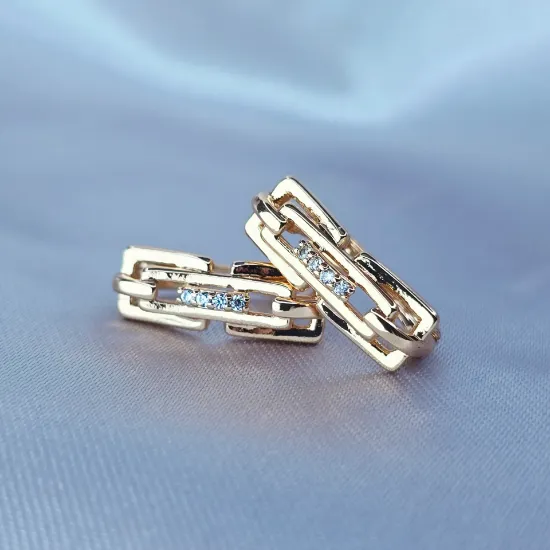 Imagen de Huggie Cuadros y Rectángulo con Brillo