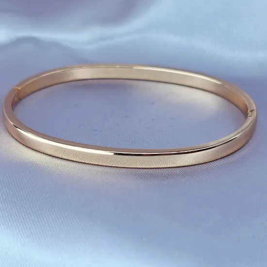 Imagen de Brazalete Círculo Oro Dorado Talla 2108