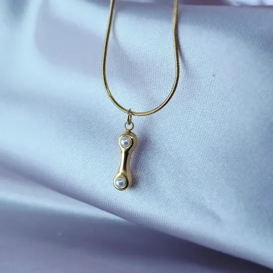 Imagen de Collar Perlas Inicial I