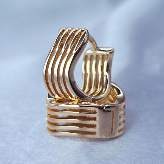 Imagen de Huggie Ondulados de Oro