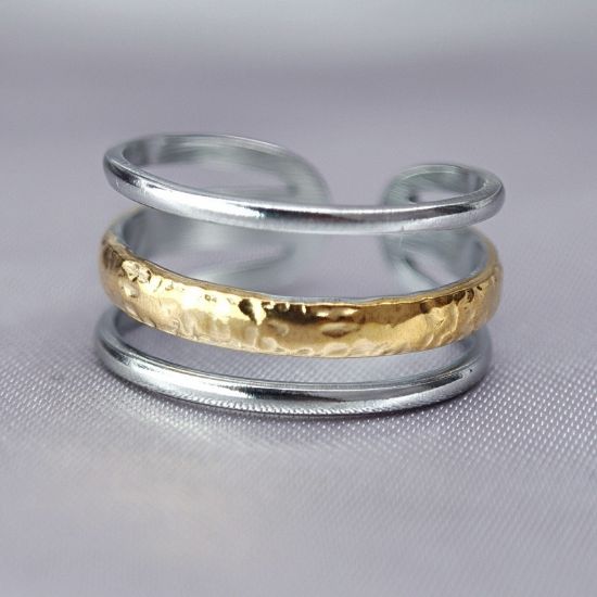 Imagen de Anillo Triple Banda Central 7