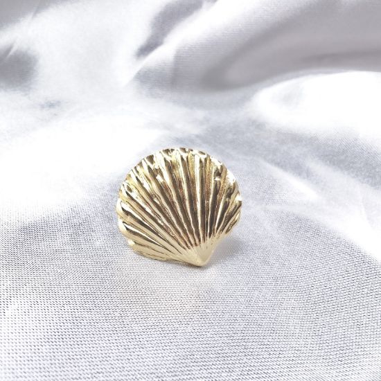 Imagen de Anillo Concha Deda Oro  7