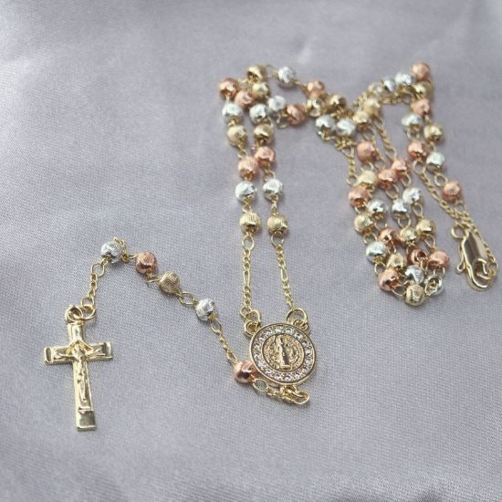 Imagen de Collar Rosario Sagrada Fe San Benito