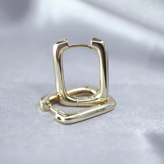 Imagen de Arete Silueta Rectangular
