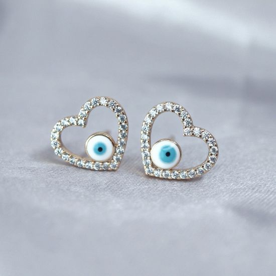 Imagen de Broquel Corazón Ojo Turco