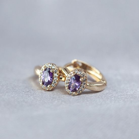 Imagen de Huggie Óvalo Morado