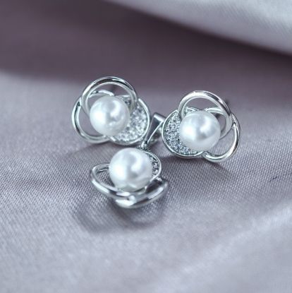 Imagen de Juego Bellos Aros y Perla Centro