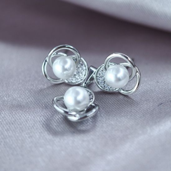 Imagen de Juego Bellos Aros y Perla Centro