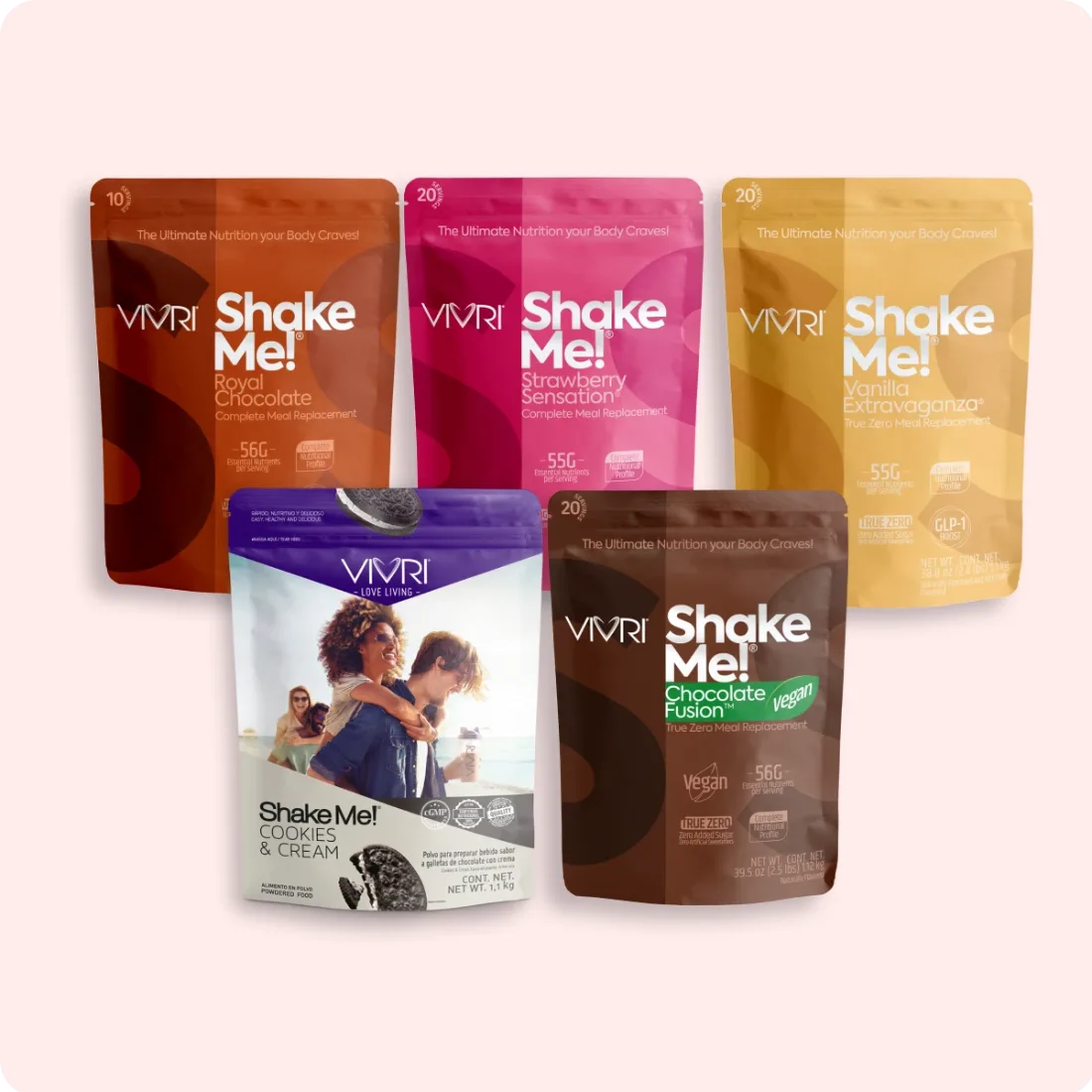 Shake Me! pouch and shaker